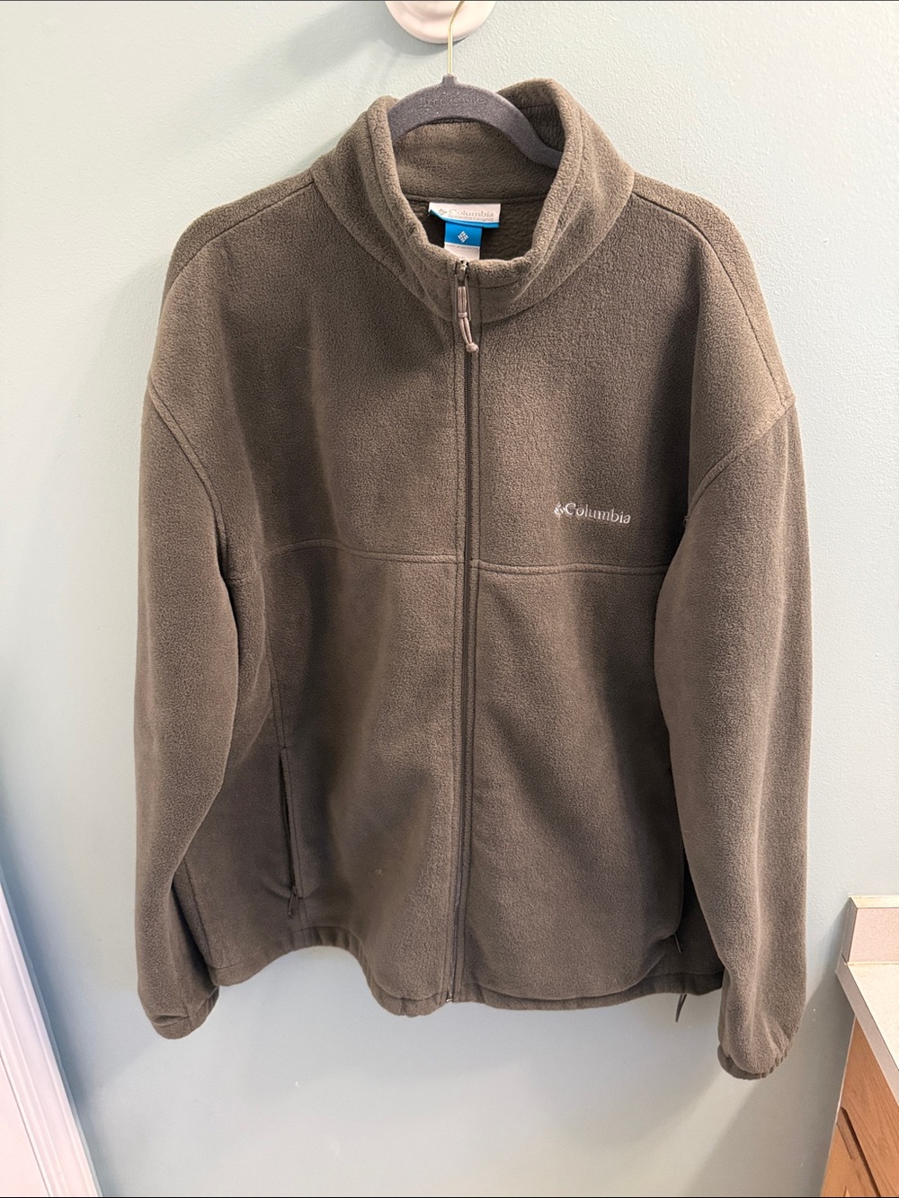Columbia men’s olive green Full-Zip Fleece Jacket
